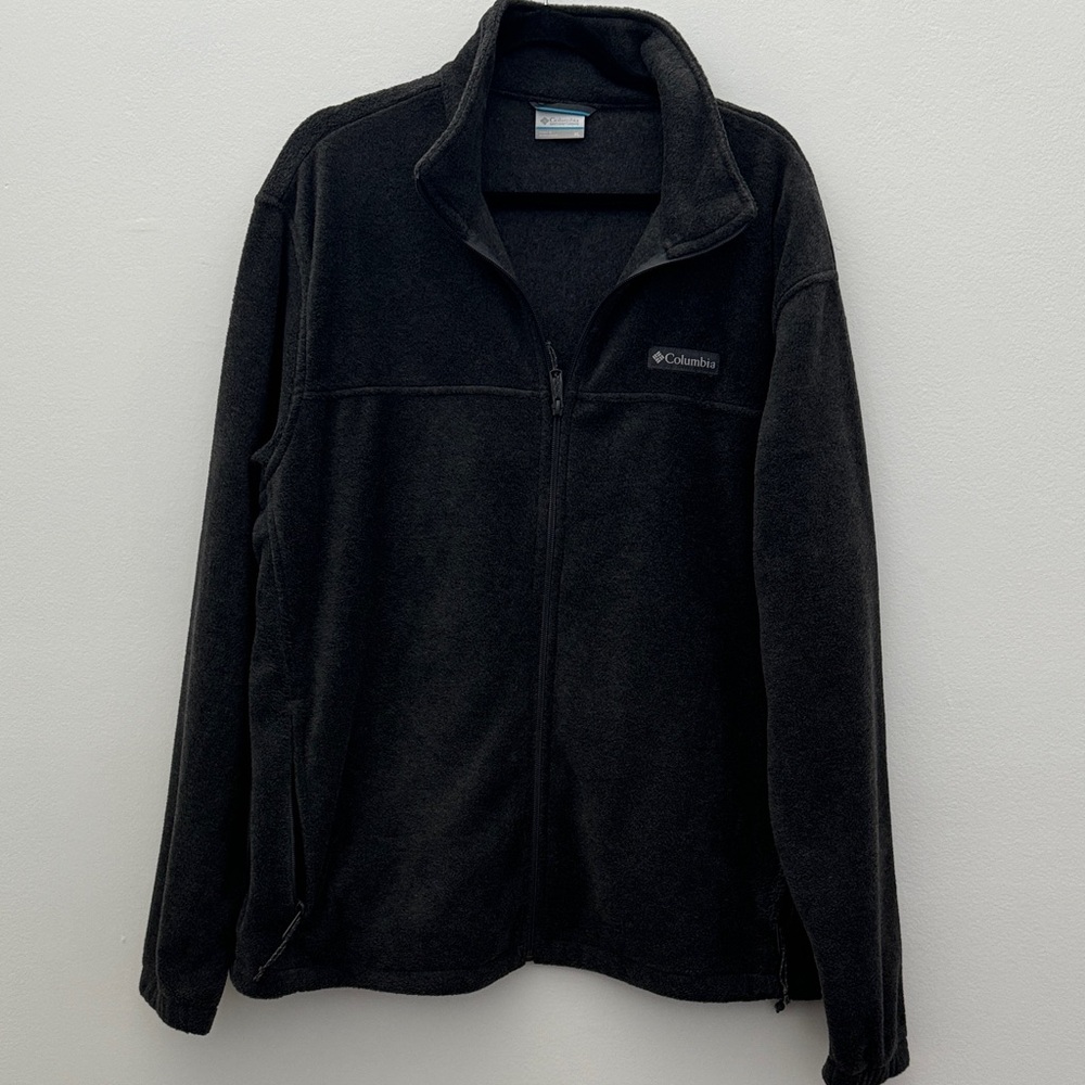 NWT Men’s Columbia Charcoal Gray Full-Zip Fleece Jacket - Size XL